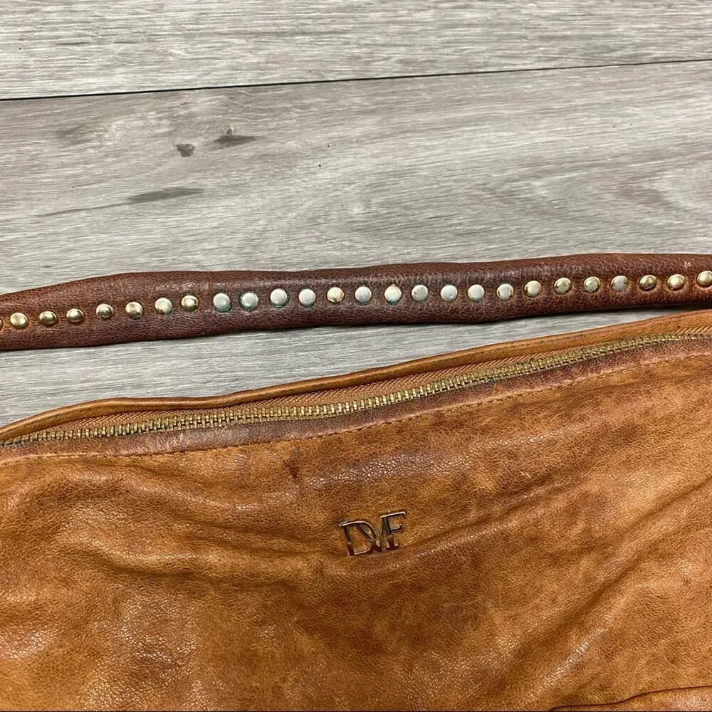 Diane von Furstenberg DVF Slouch Leather Hobo Bag